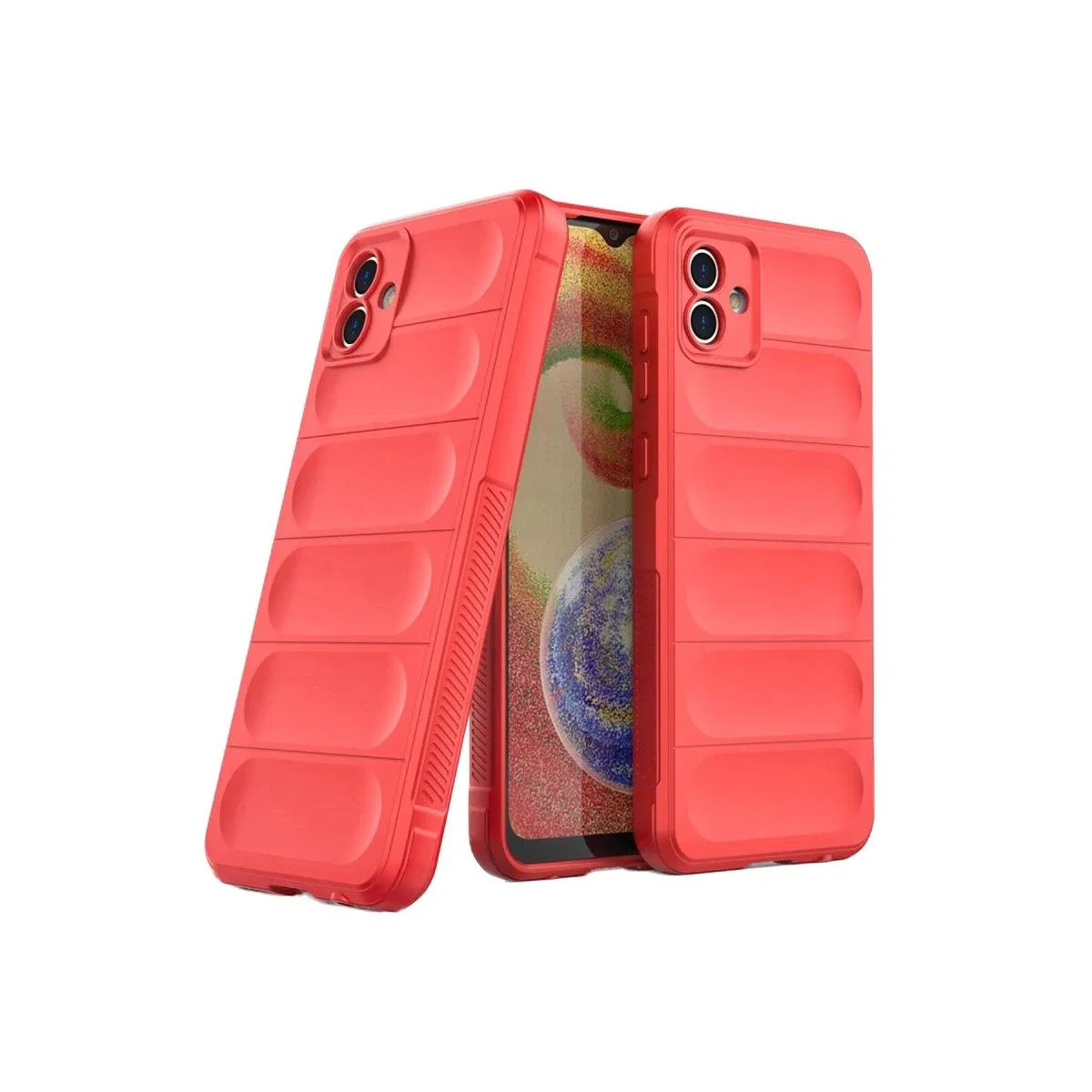 Samsung Galaxy A05 Kılıf Optimum Silikon - Kırmızı görsel 3