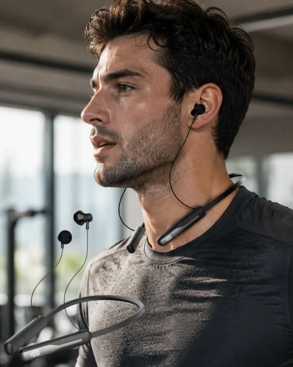 Kablosuz Neckband Kulaklık Bluetooth 5. 4 Manyetik Tasarımlı