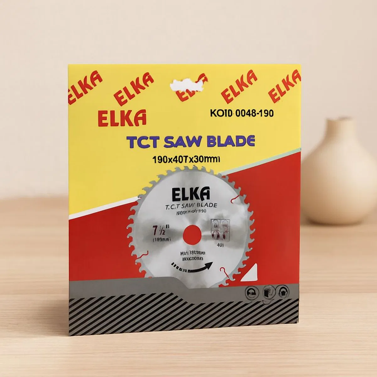 190 mm TCT Testere Bıçağı 40 Diş 30 mm Göbek Ahşap/Sunta