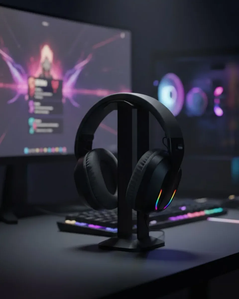 Kablosuz Oyuncu Kulaklığı RGB Aydınlatmalı Bluetooth Mikrofonlu Gaming Headset