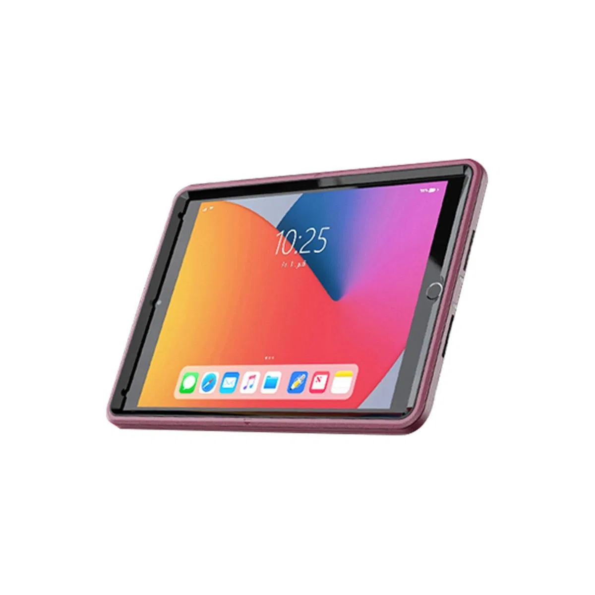 Apple İpad 10. 2 (7. nesil) Kılıf Hand Strap Tablet Kılıfı - Mürdüm görsel 3