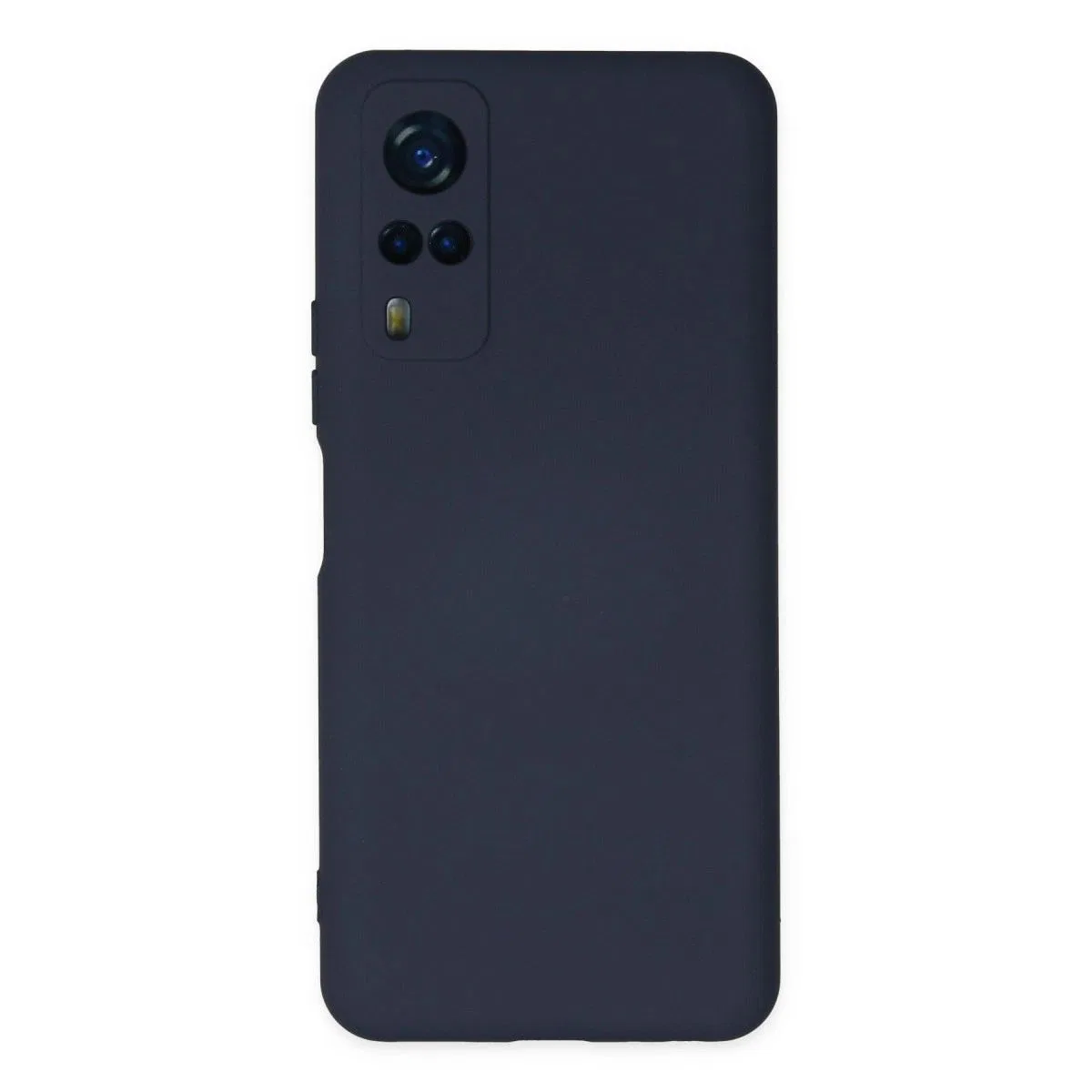 Vivo Y53s Kılıf Nano İçi Kadife Silikon - Lacivert görsel 2