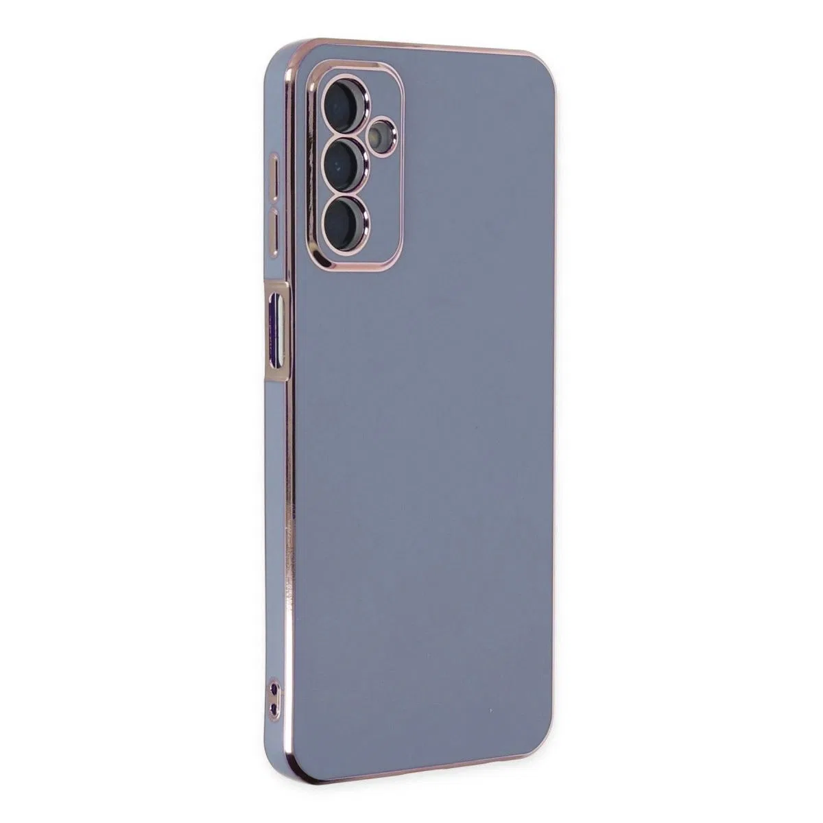 Samsung Galaxy M23 Kılıf Volet Silikon - Mavi görsel 2
