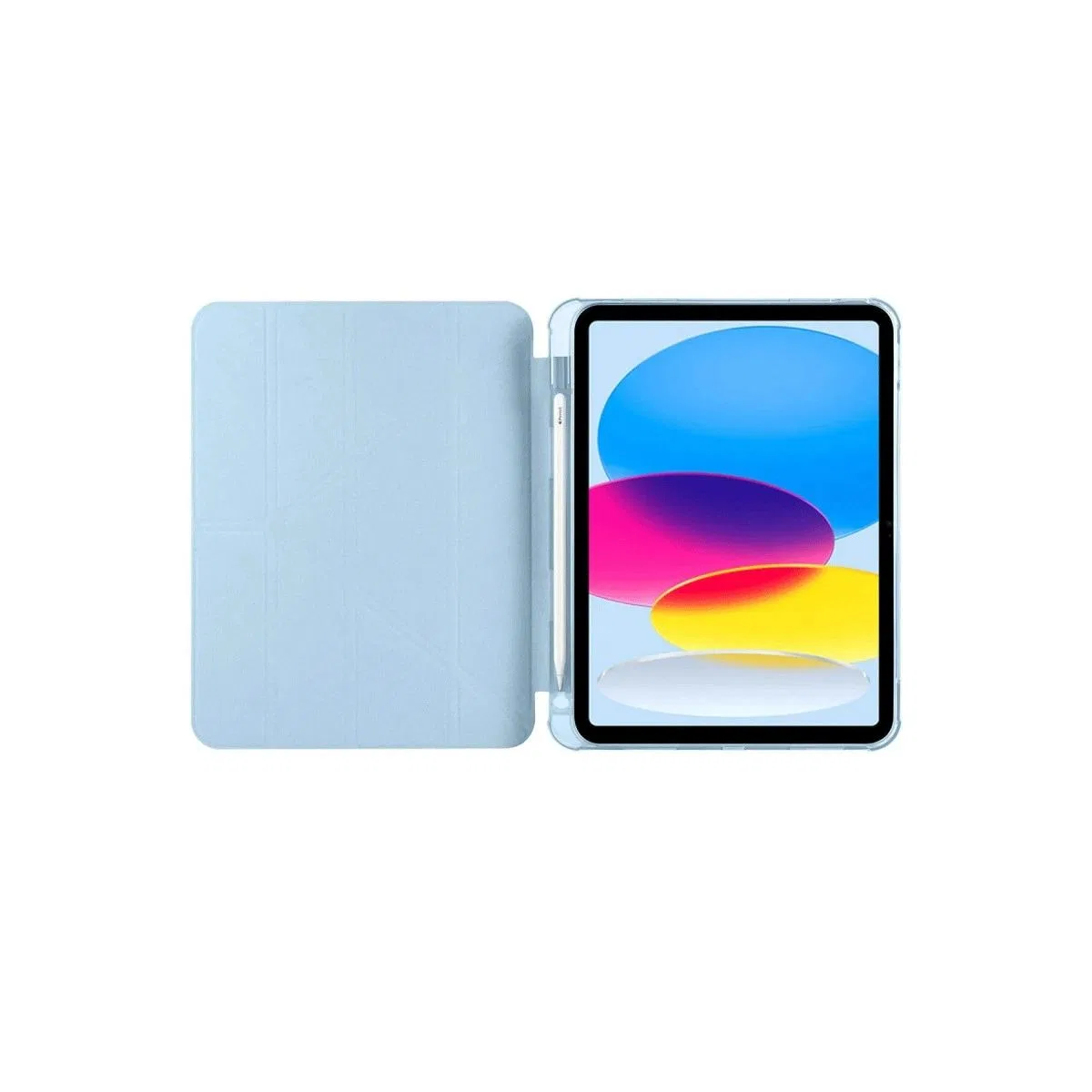 Apple İpad 2022 10. 9 (10. nesil) Kılıf Kalemlikli Mars Tablet Kılıfı - Mavi görsel 3