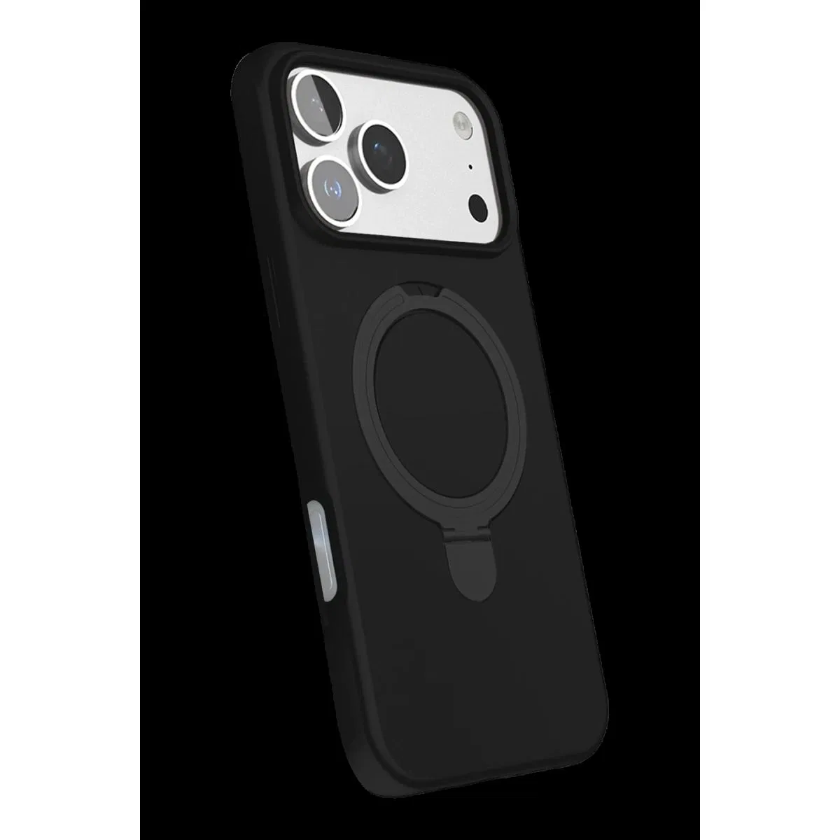 Newface Apple İphone 18 Pro Regal Magsafe Standlı Kapak - Siyah görsel 3