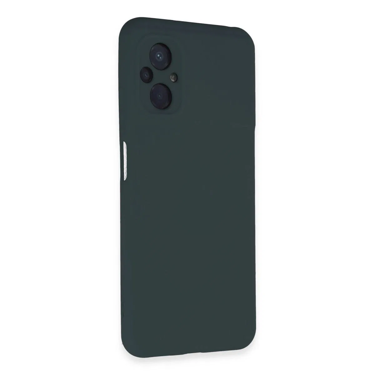 Xiaomi Poco M5 Kılıf Nano İçi Kadife Silikon - Koyu Yeşil görsel 2