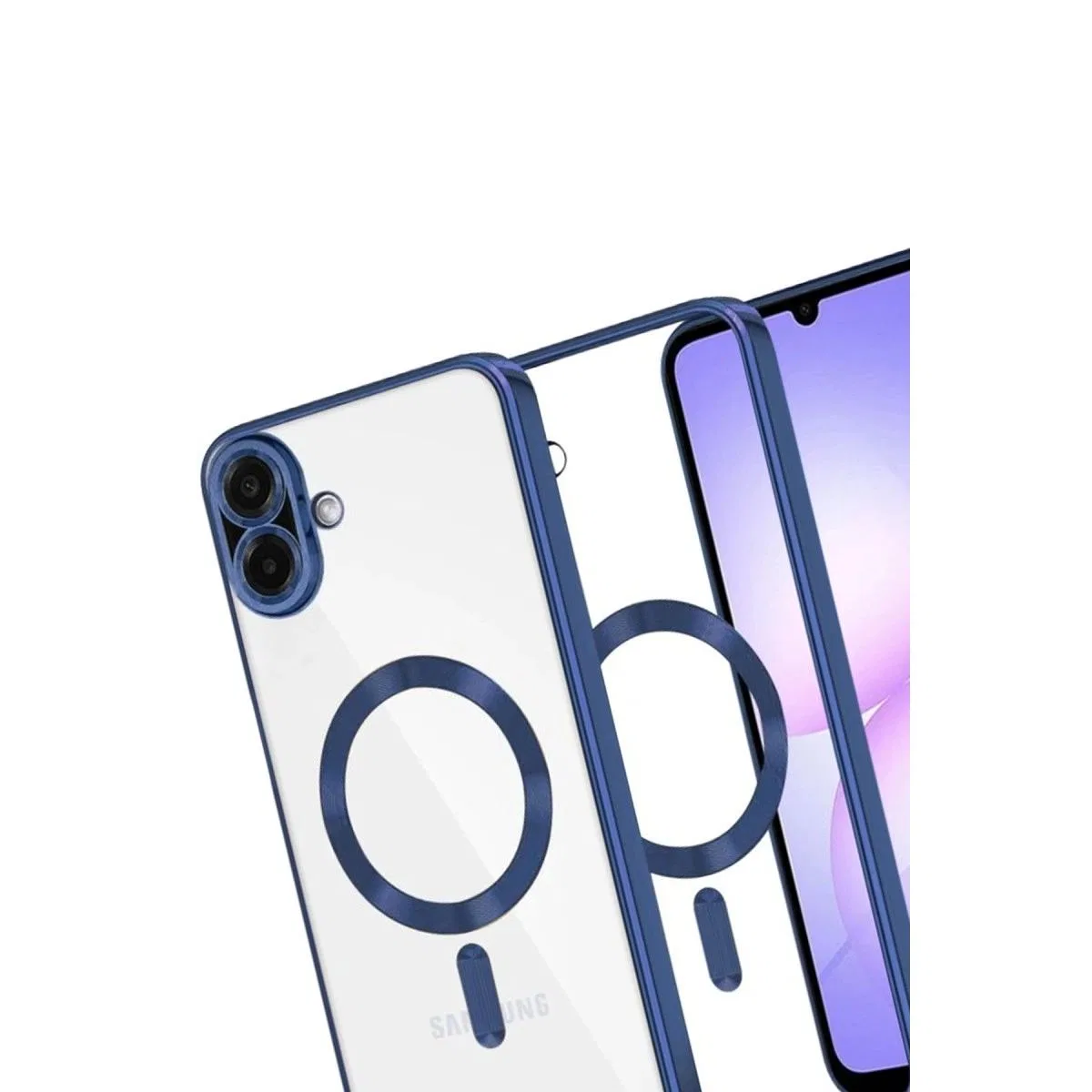 Samsung Galaxy A07 4g Kross Magneticsafe Kapak - Lacivert görsel 3