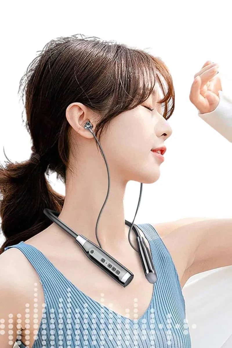 Boyun Bantlı SD Kart Girişli Yüksek Perfomanslı Bluetooth Kulaklık görsel 4