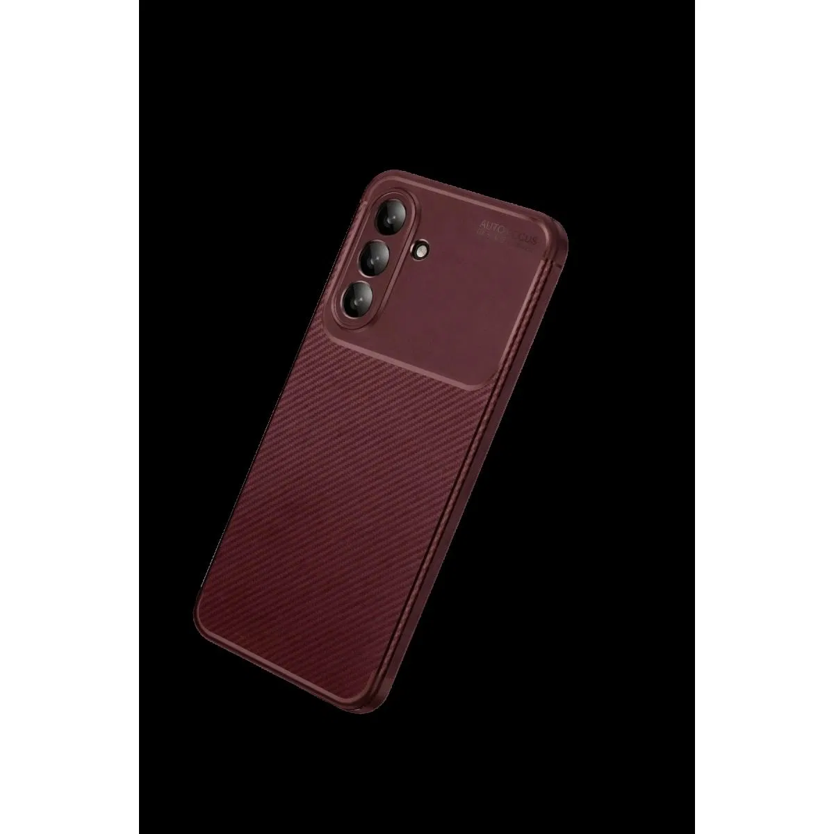Samsung Galaxy A37 5g Auto Focus Karbon Kapak - Bordo görsel 2