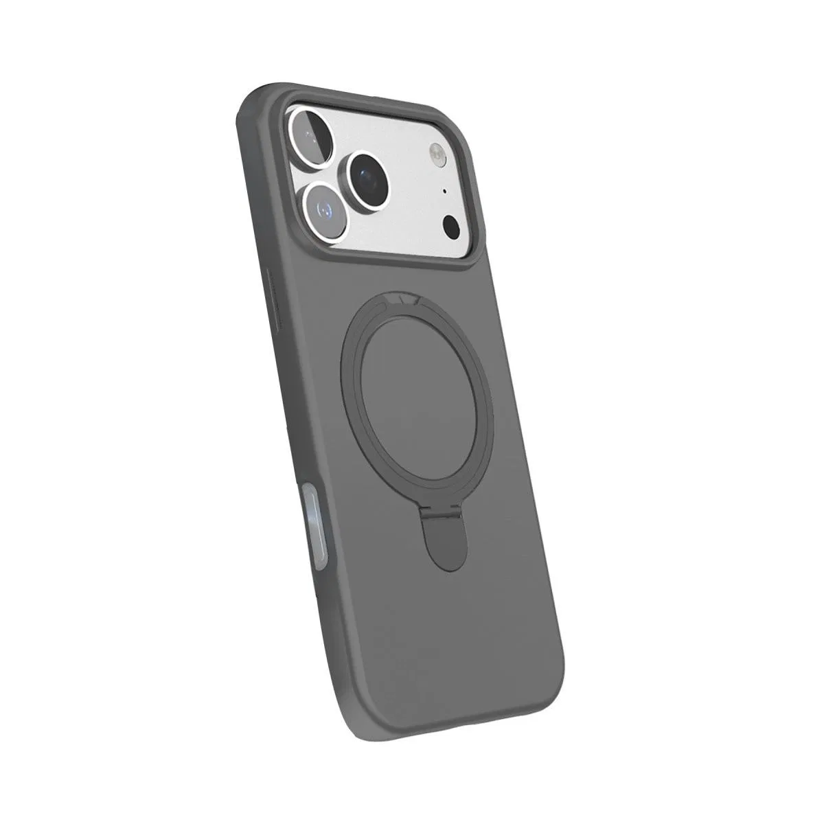 Apple İphone 17 Pro Regal Magsafe Standlı Kapak - Titan Gri görsel 2