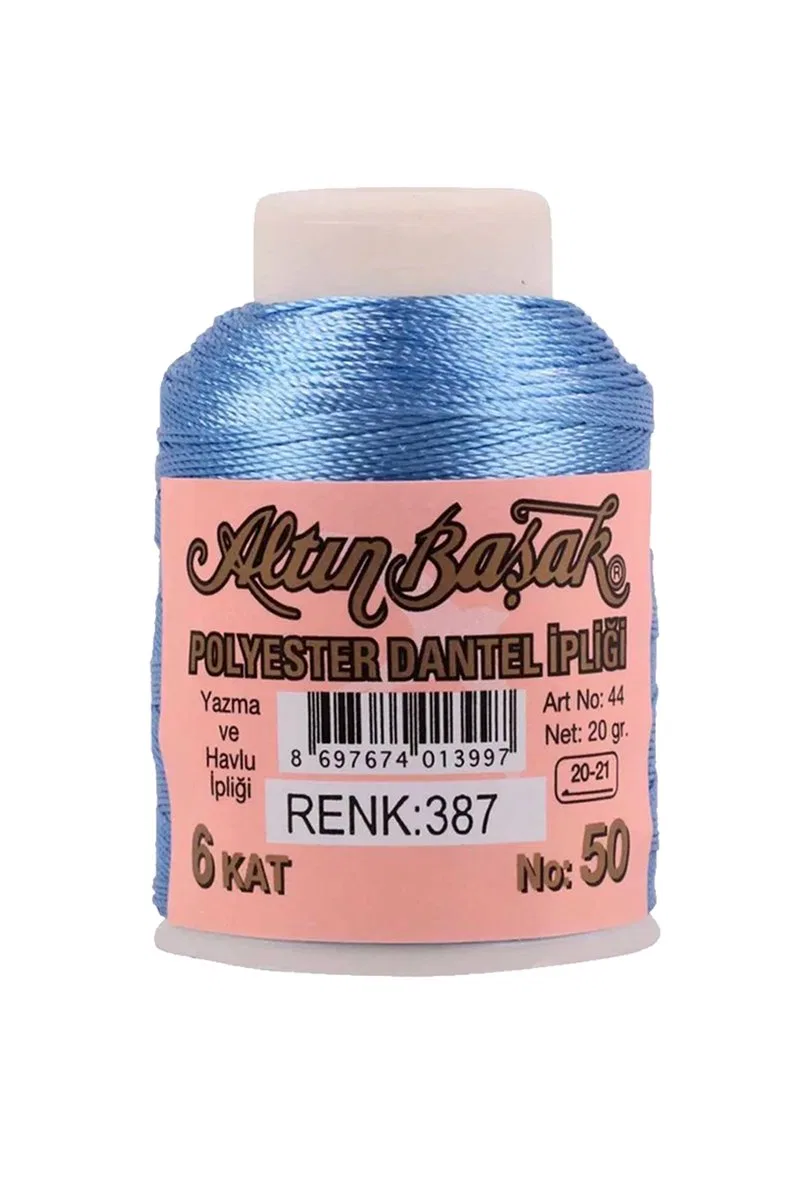 3 Adet Altınbaşak Oya ve Dantel İpi 20 gr - Royaleks - No: 211 - 387 - 417 görsel 5