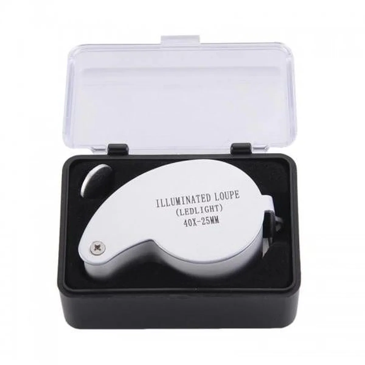 Mini 40x25mm Takı Büyüteç, Cep Büyüteç, Teftiş, Elmas Pullar, Madeni Kontrol Lup Mg21011 görsel 7