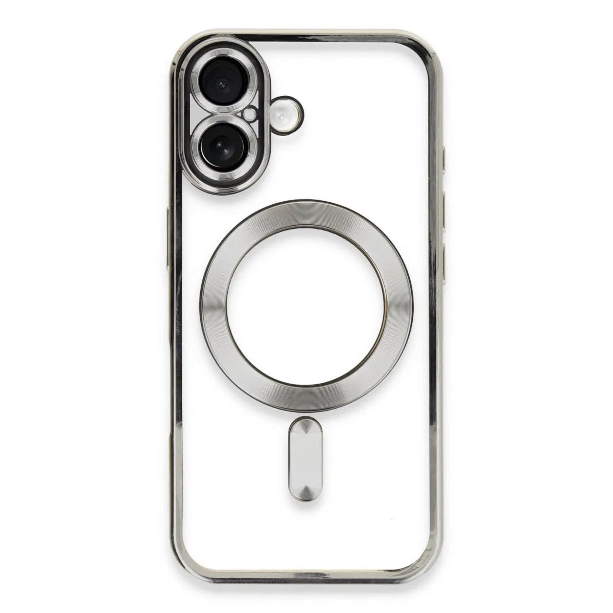 Apple İphone 16 Kılıf Kross Magneticsafe Kapak - Gümüş