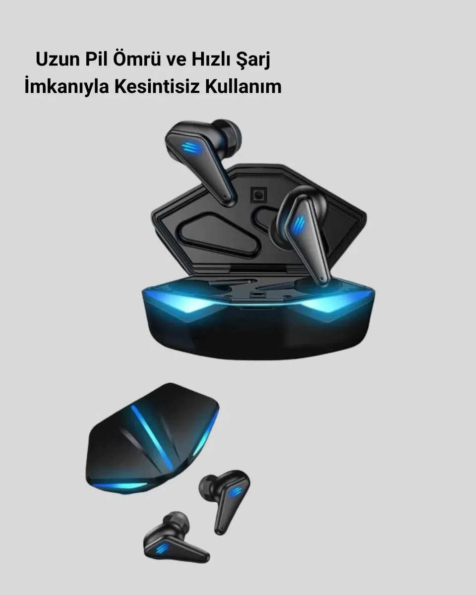 Profesyonel Bluetooth 5. 0 Kulaklık – Dokunmatik Kontrol, 3D Surround Ses görsel 4