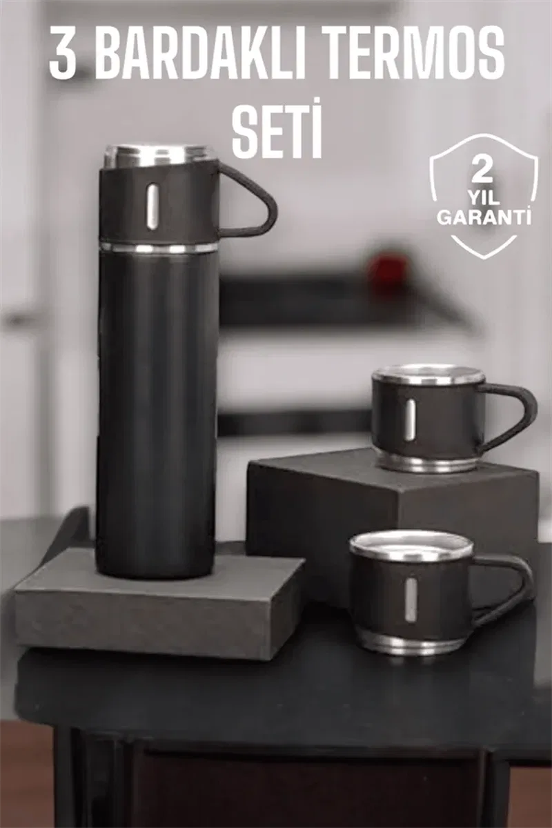 500 ml Kapasiteli Taşınabilir Basınçlı Termos Seti Günlük Kullanım için İdeal görsel 2