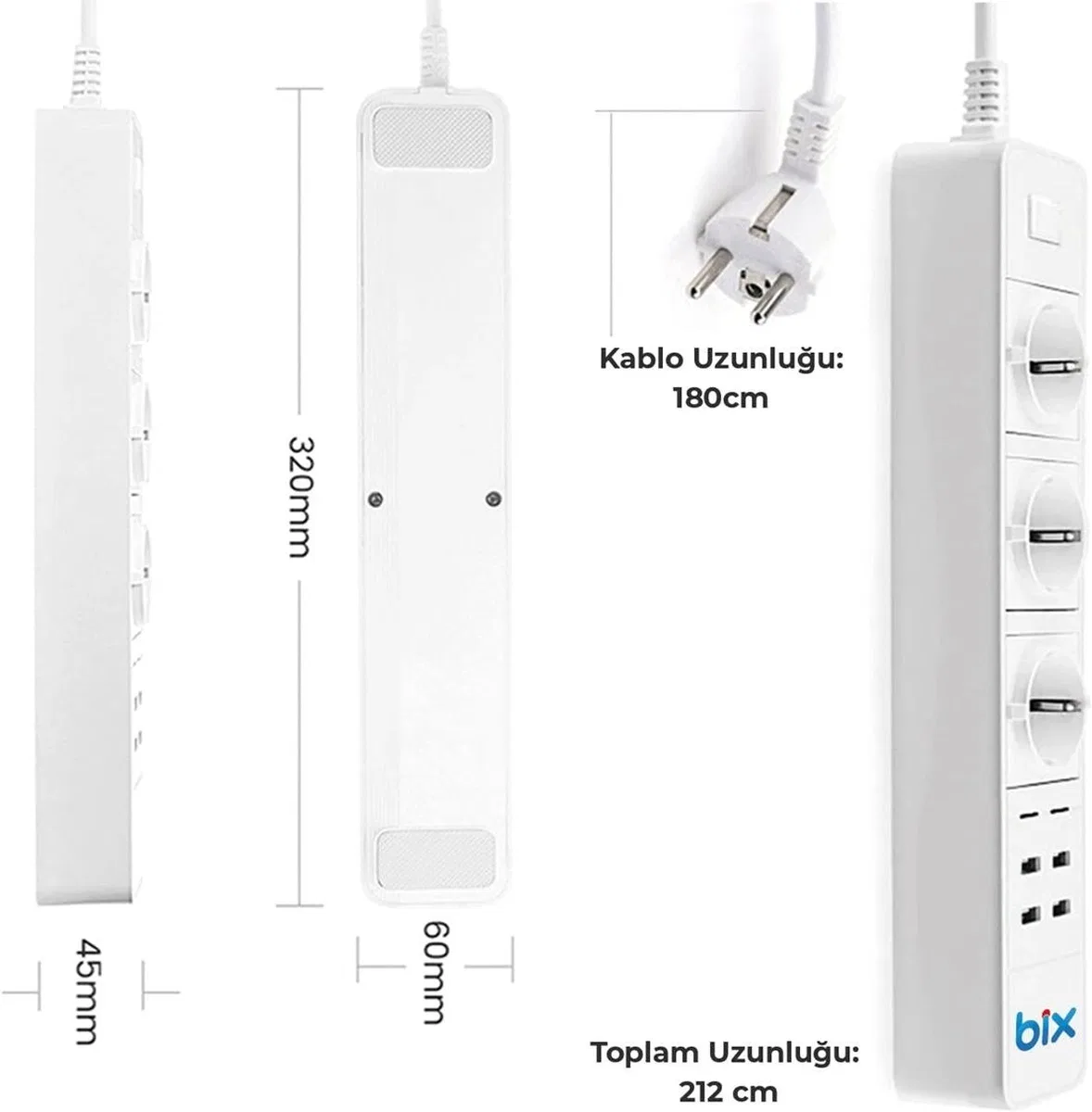 Vtn Bp-01 Wifi Yüksek Akım Korumalı Hızlı Şarj Özellikli Akıllı Priz görsel 2