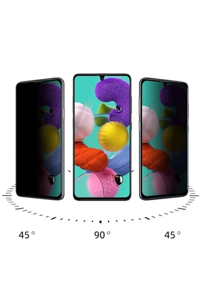 Redmi Note 9 Uyumlu Hayalet Ekran Gizli Tam Kaplayan Kırılmaz Cam Seramik Ekran Koruyucu Film görsel 2