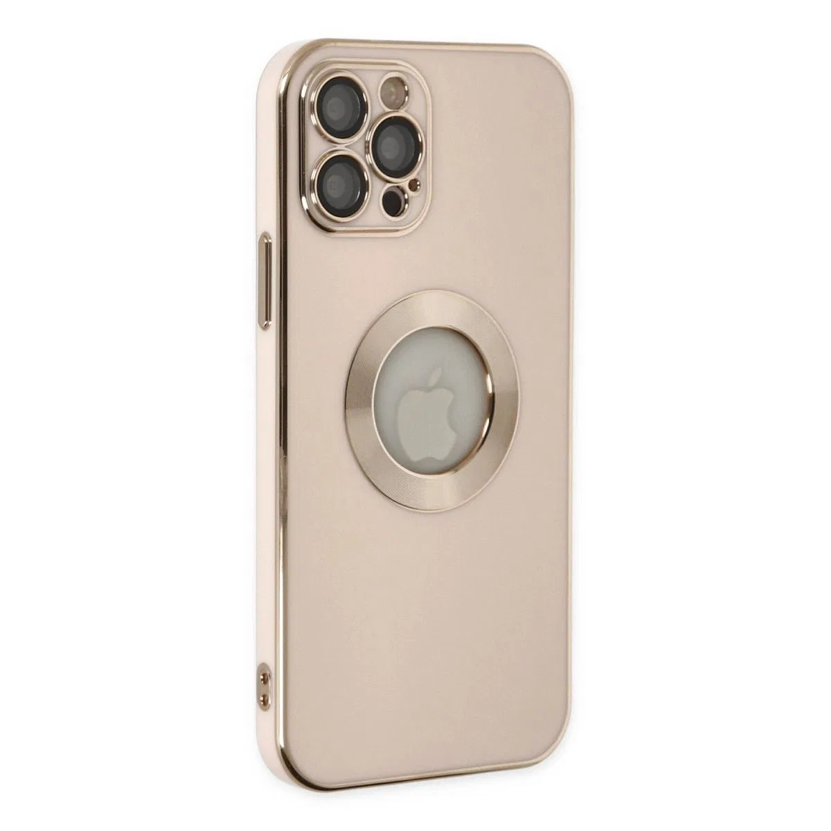 Apple İphone 12 Pro Max Kılıf Store Silikon - Pembe