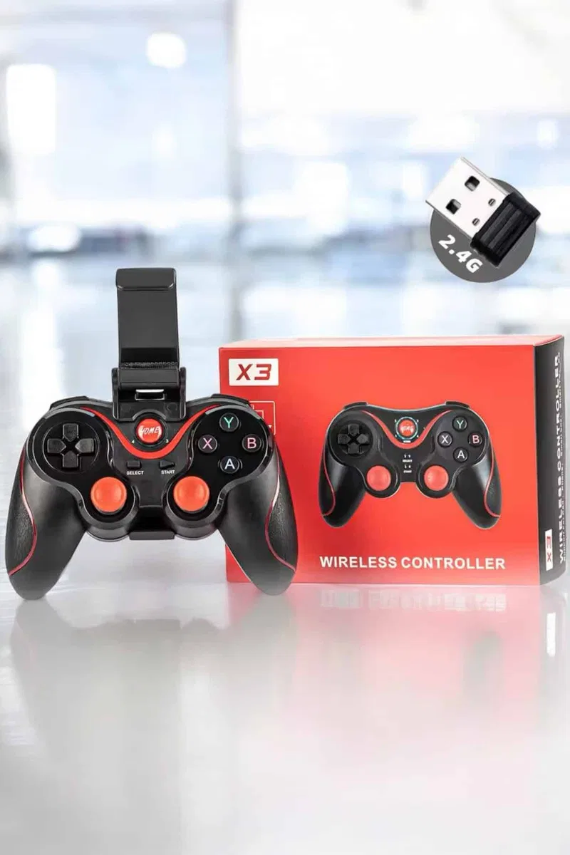 Android Uyumlu Gamepad X3 Game Stick Oyun Kolu Bluetooth Bağlantılı görsel 5