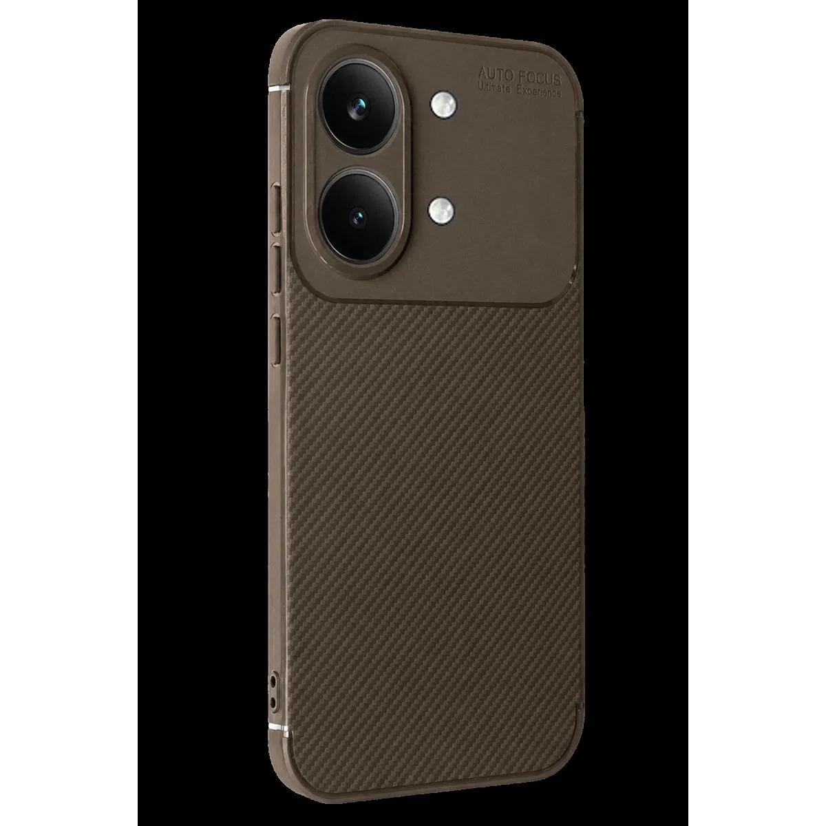 Xiaomi Poco X8 Pro Max Auto Focus Karbon Kapak - Kahverengi