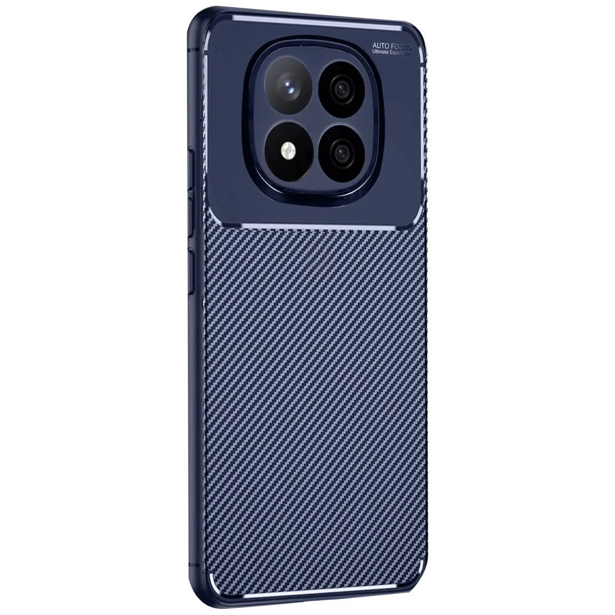 Xiaomi Redmi Note 14 Pro 4g Kılıf Auto Focus Karbon Kapak - Lacivert görsel 2