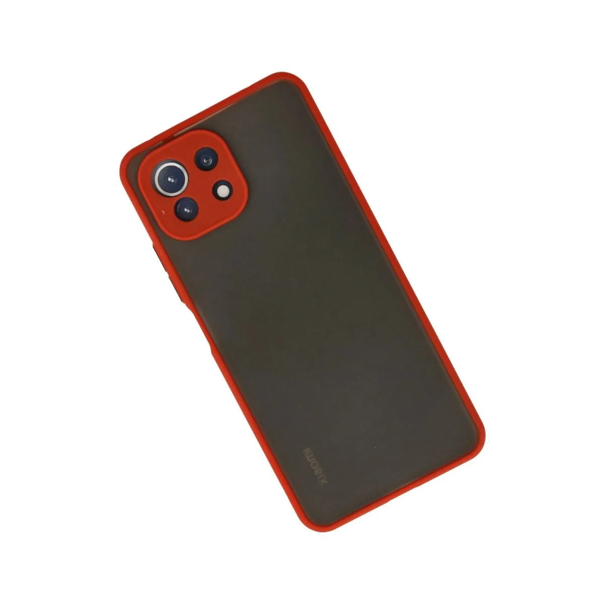 Xiaomi Mi 11 Lite Kılıf Montreal Silikon Kapak - Kırmızı görsel 2