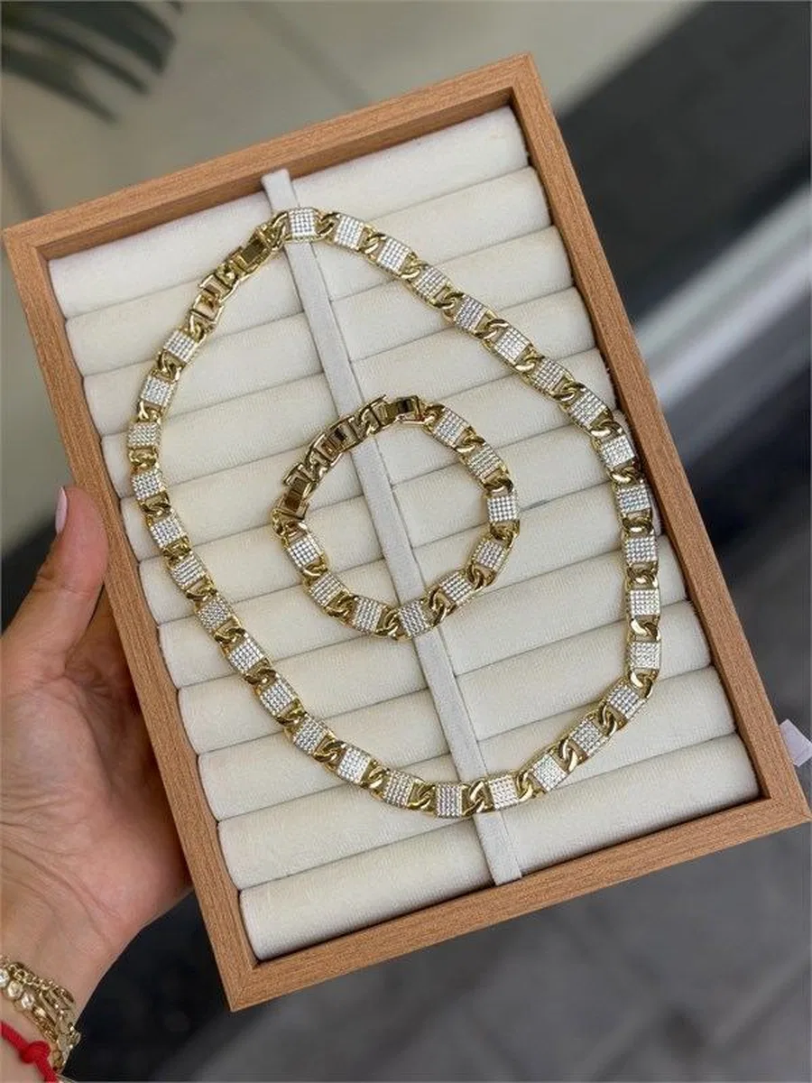 Xuping Set Kolye - Altın