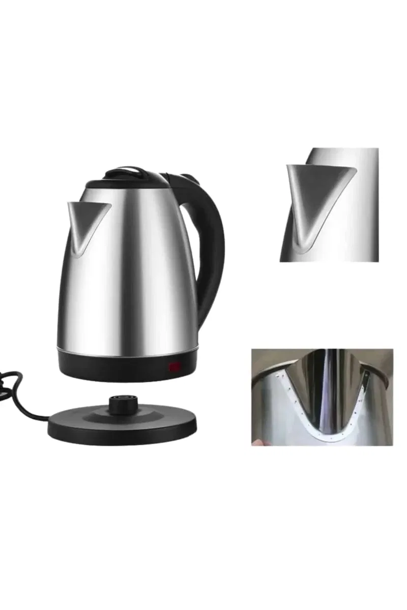 Su Isıtıcı 220 - 240 V Paslanmaz Çelik Kettle Uzun Ömürlü 2000 Watt görsel 3