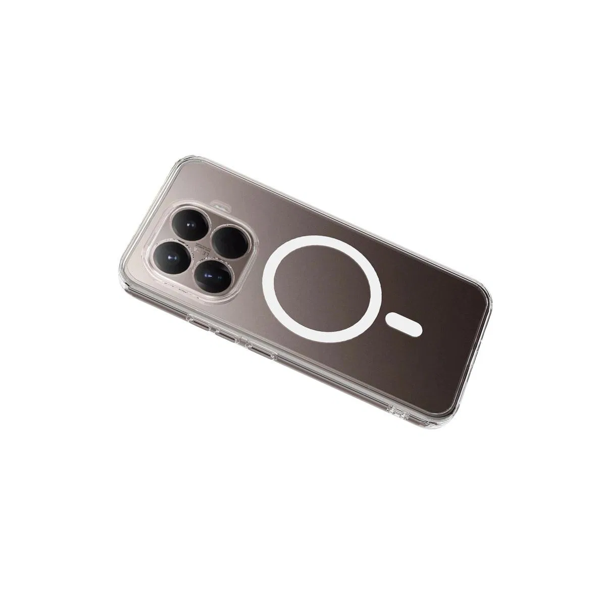 Xiaomi Mi 15t Pro Combo Sert Şeffaf Magsafe Kapak - Şeffaf görsel 3