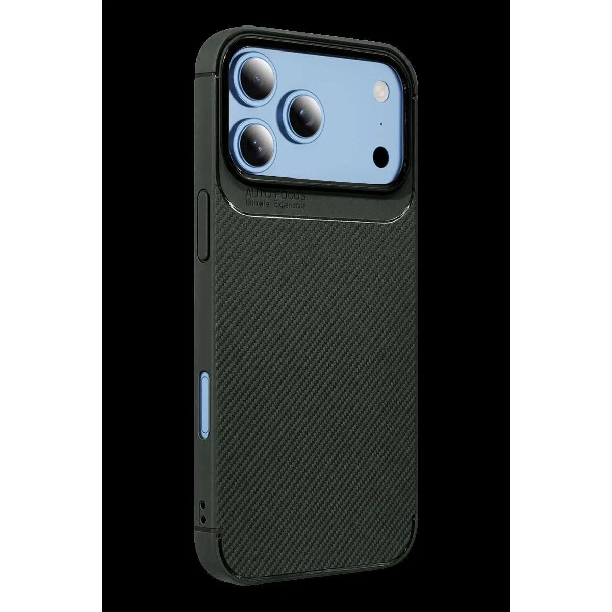 Newface Apple İphone 18 Pro Max Auto Focus Karbon Kapak - Yeşil görsel 2