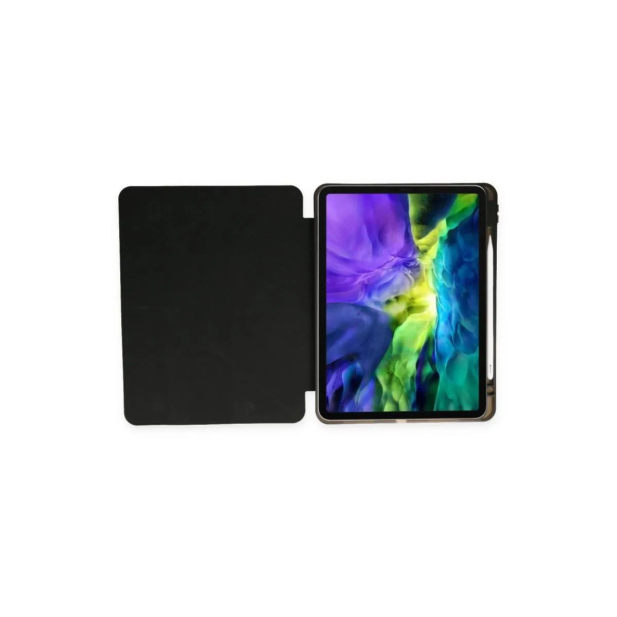 Apple İpad 9. 7 (2018) Kılıf Kalemlikli Mars Tablet Kılıfı - Siyah görsel 5