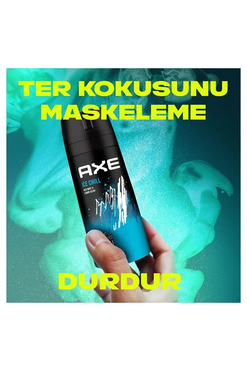 Axe Ice Chill Erkek Deodorant Sprey 150 ml görsel 2