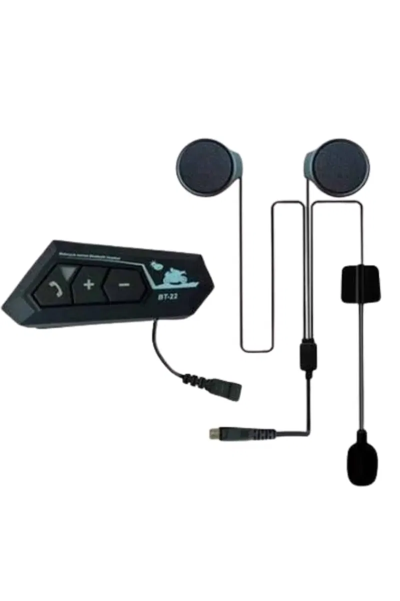Intercom Bluetooth Kask Kulaklık Motosiklet Kulaklık 5. 0 Bluetooth görsel 2