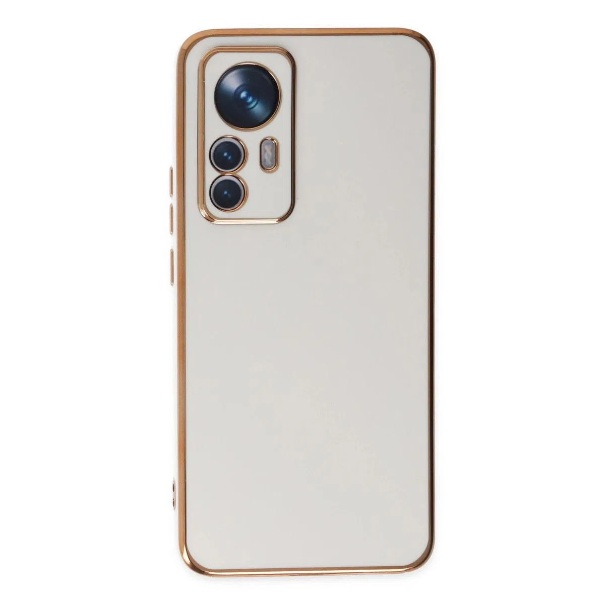 Xiaomi Mi 12t Pro Kılıf Volet Silikon - Beyaz görsel 2
