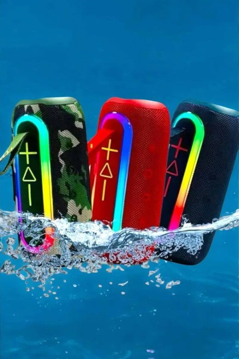 Kablosuz Bluetooth Hoparlör Uzun Pil Ömrü Taşınabilir görsel 2