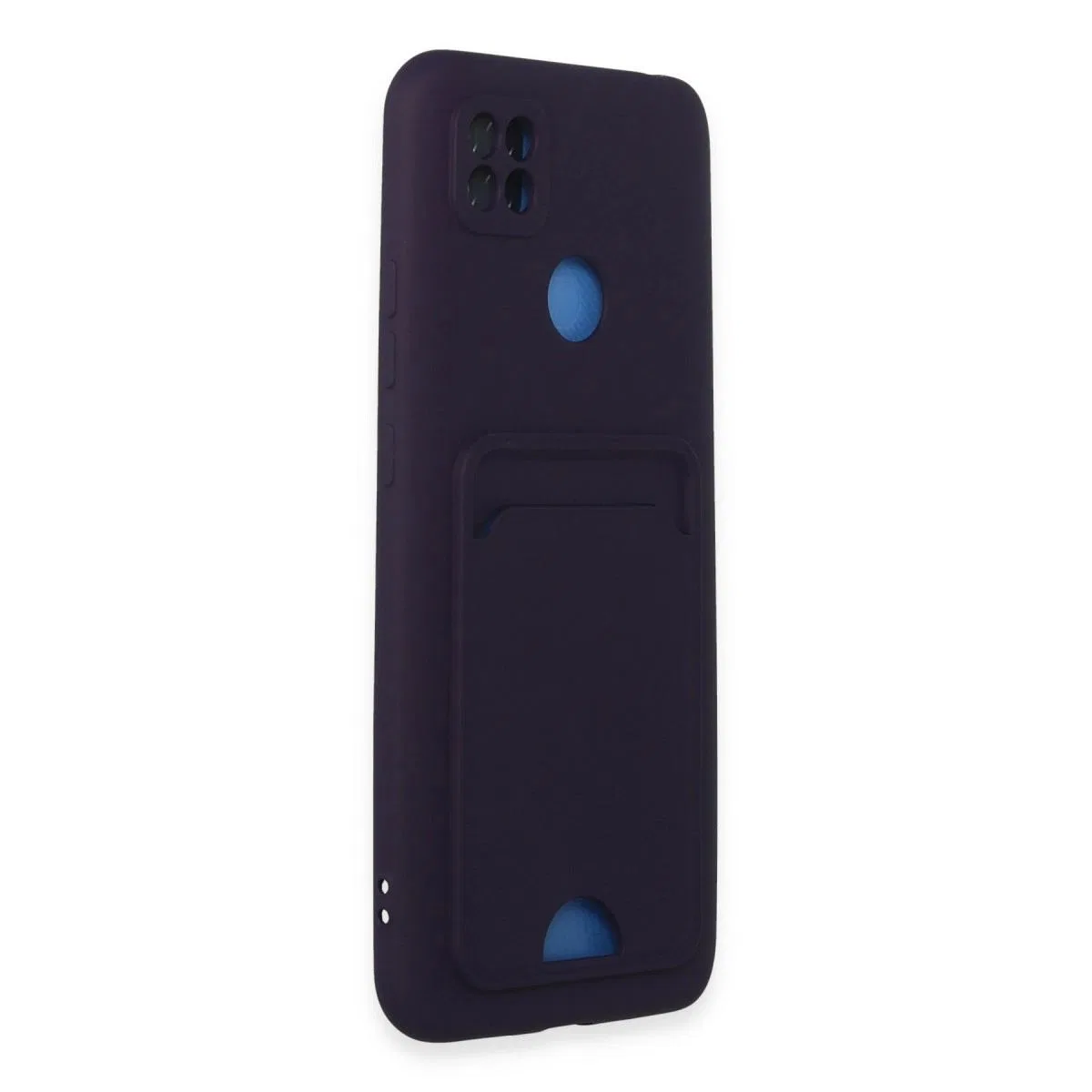 Xiaomi Redmi 9c Kılıf Kelvin Kartvizitli Silikon - Derin Mor görsel 2