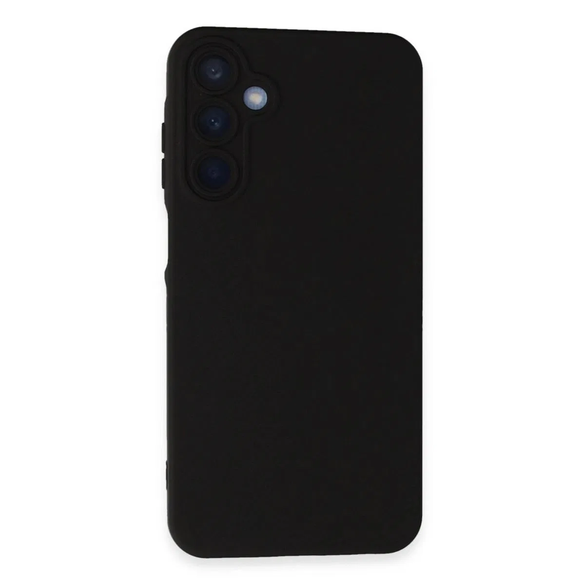 Samsung Galaxy A05s Kılıf Nano İçi Kadife Silikon - Siyah