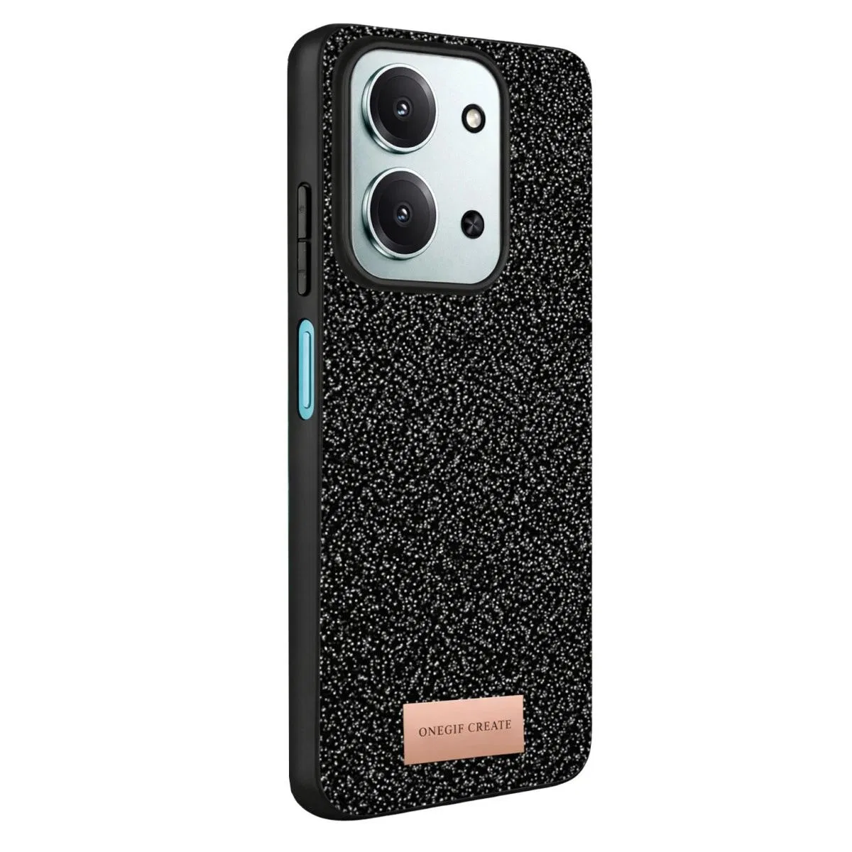 Onegif Xiaomi Redmi 15c 4g Bright Simli Kapak - Siyah görsel 3