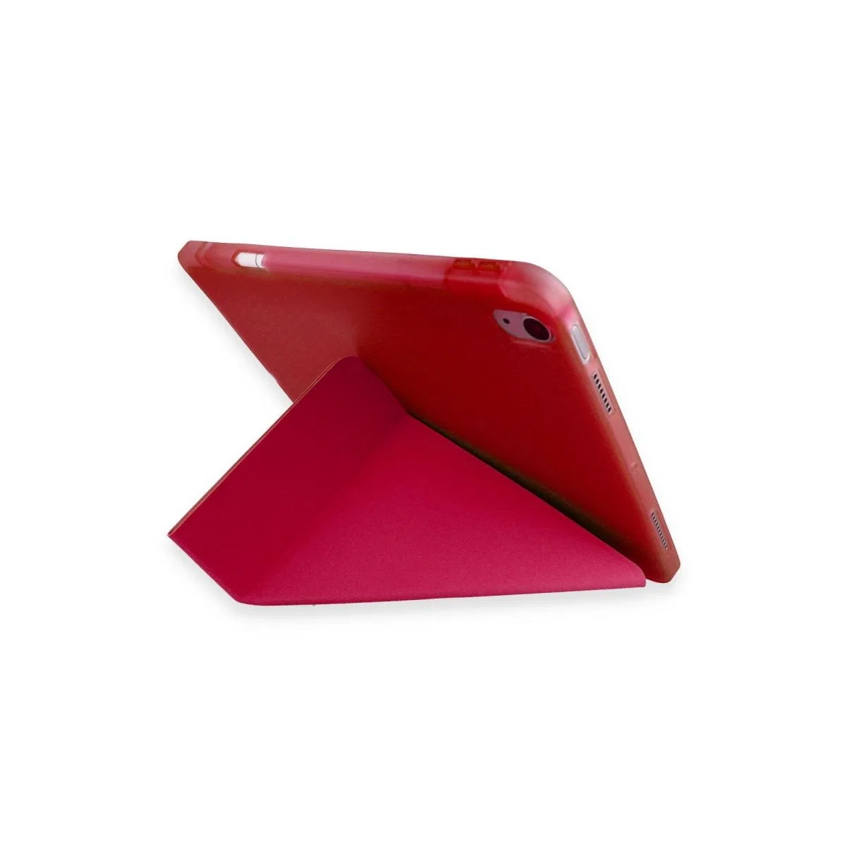 Xiaomi Pad 6 Kılıf Kalemlikli Mars Tablet Kılıfı - Kırmızı görsel 6