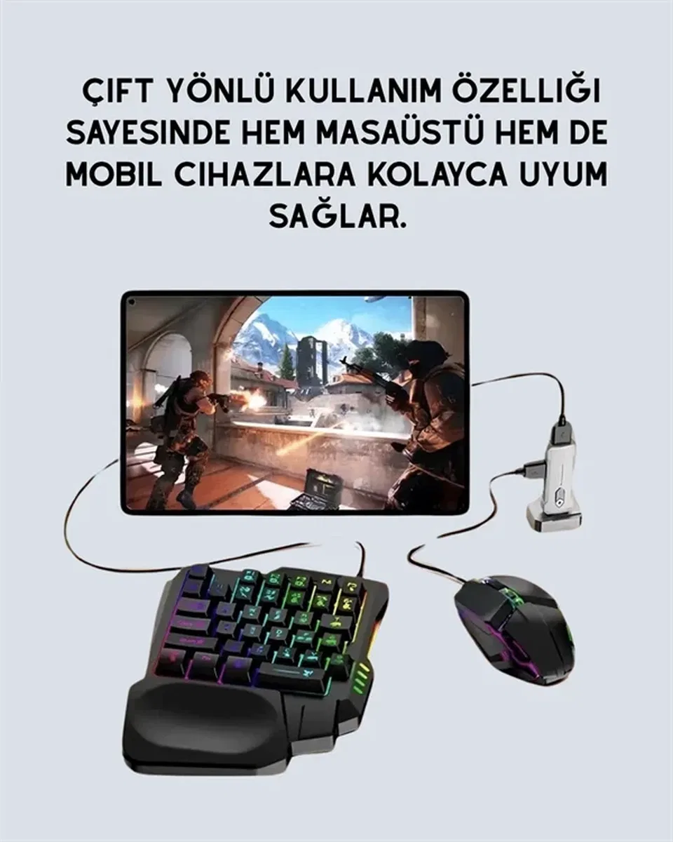 Kablosuz Mobil Oyun Kiti – 5 Parça Tam Set görsel 4