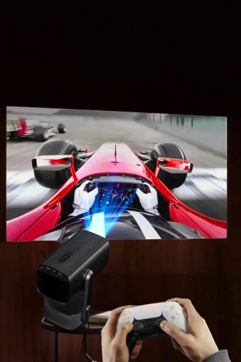 Taşınabilir Sinema Oyun Projektörü Akıllı Projeksiyon Android 11 görsel 2