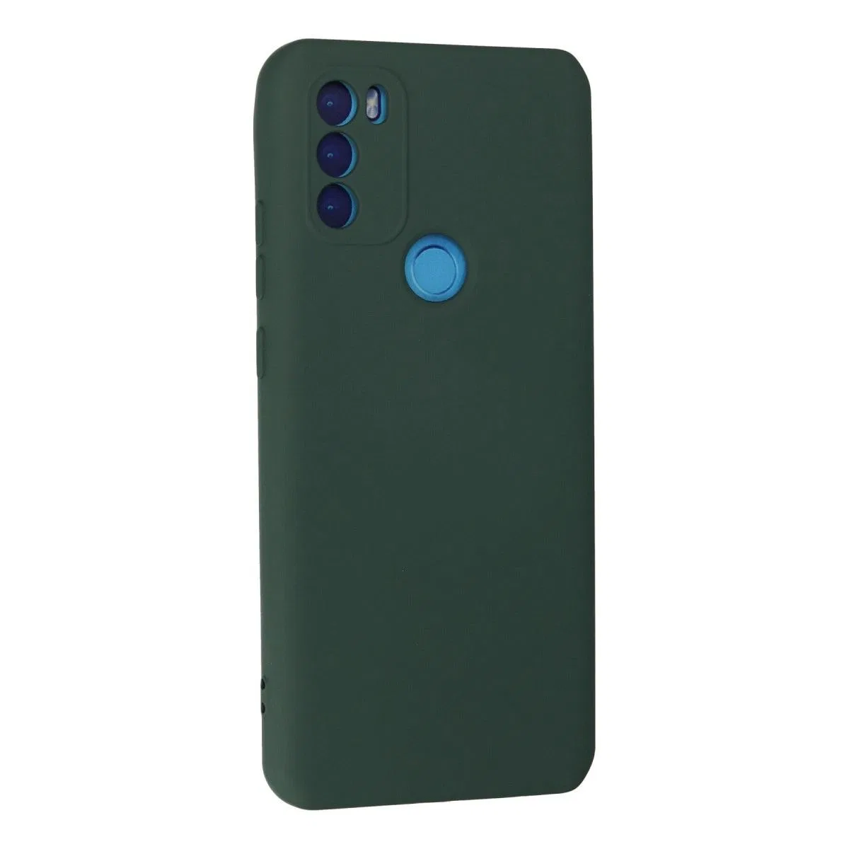 General Mobile Gm 21 Plus Kılıf Nano İçi Kadife Silikon - Koyu Yeşil görsel 3