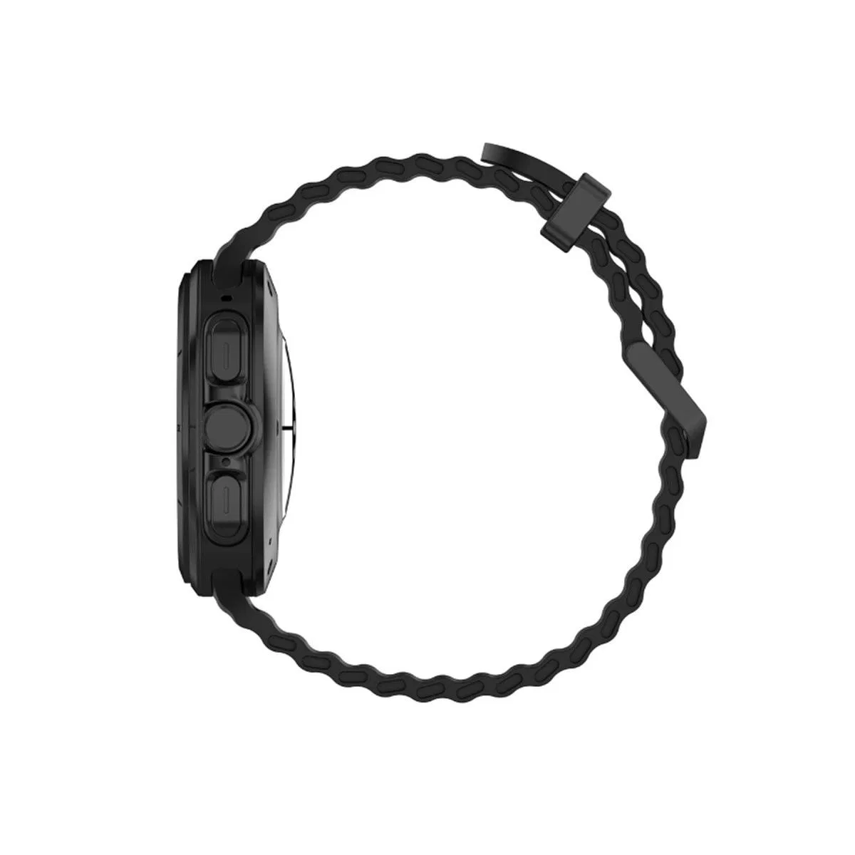 Watch 7 Ultra Kr417 Rug Silikon Kordon - Mor görsel 3