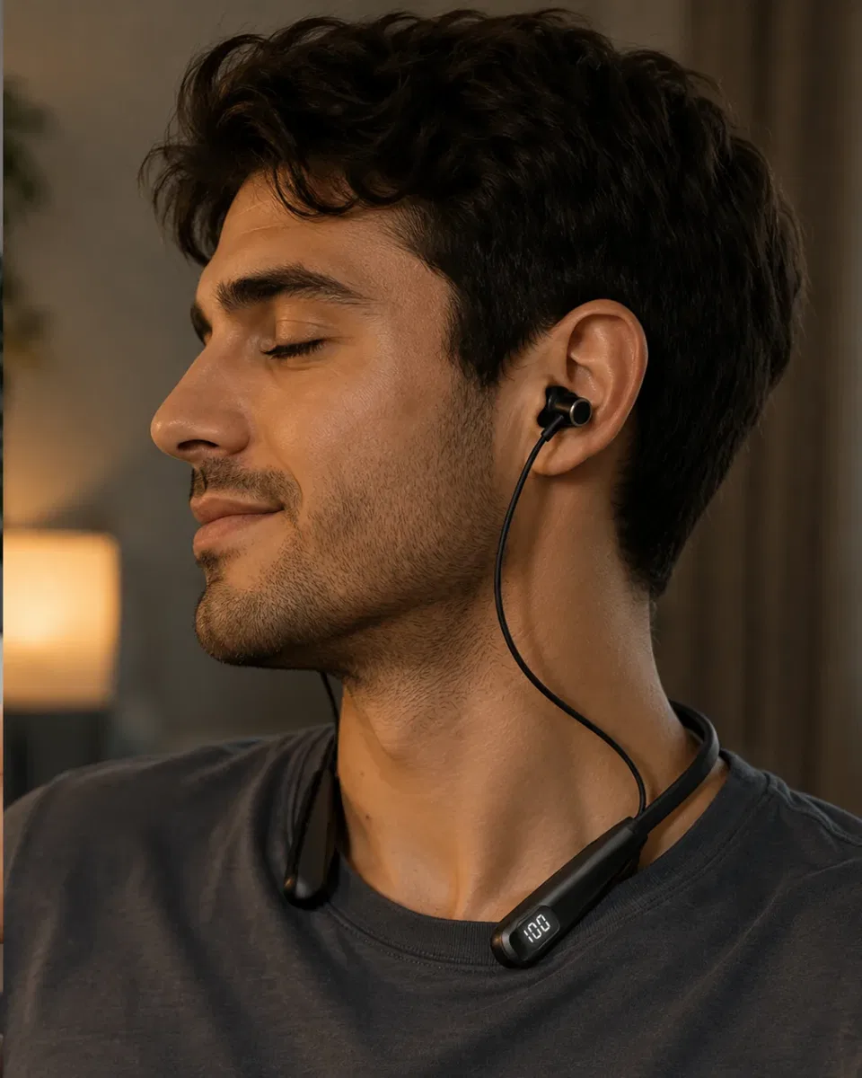 Bluetooth 5. 3 Boyun Askılı Kulaklık Düşük Gecikmeli Manyetik Tasarım