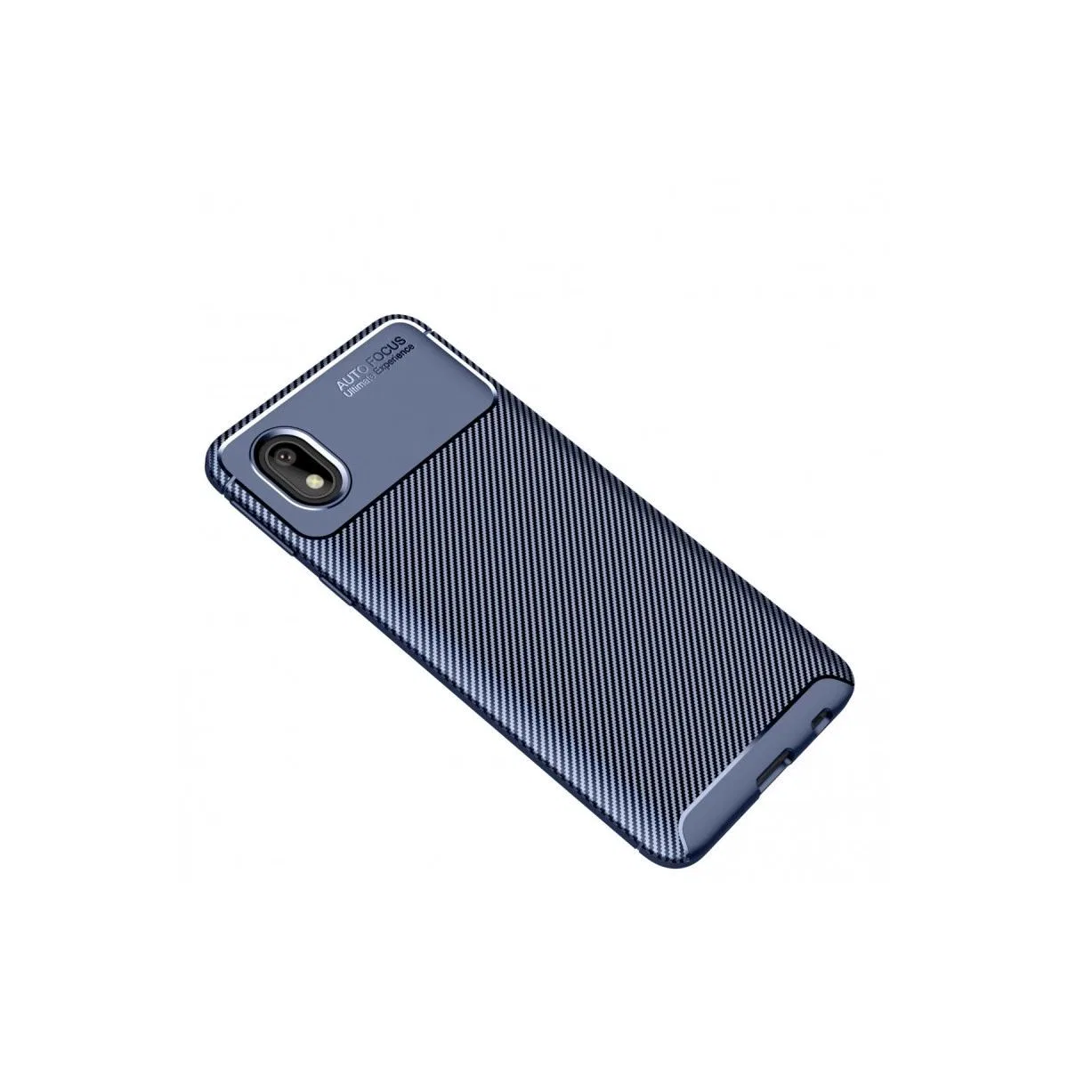 Samsung Galaxy A01 Core Kılıf Auto Focus Karbon Kapak - Lacivert görsel 2