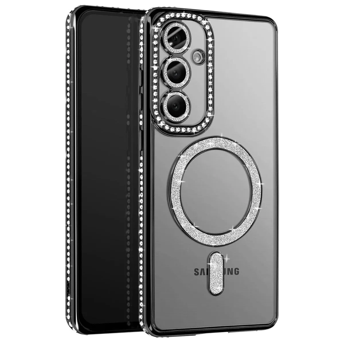 Joko Samsung Galaxy A57 5g Joke Simli Magneticsafe Kılıf - Siyah
