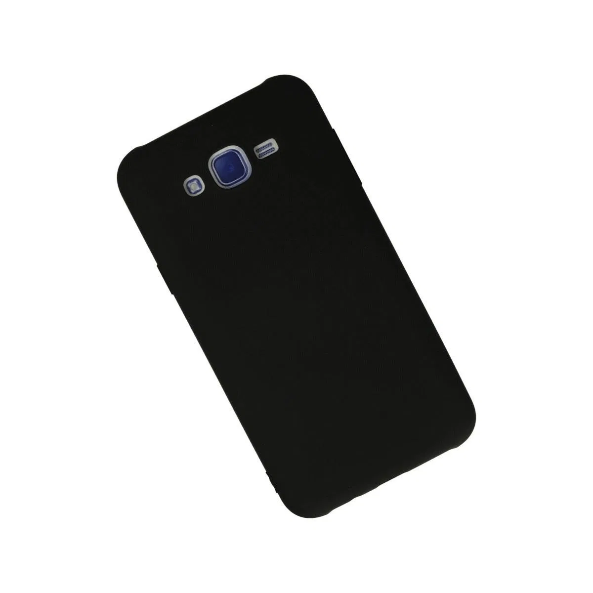 Samsung Galaxy J7 Kılıf Nano İçi Kadife Silikon - Siyah görsel 2