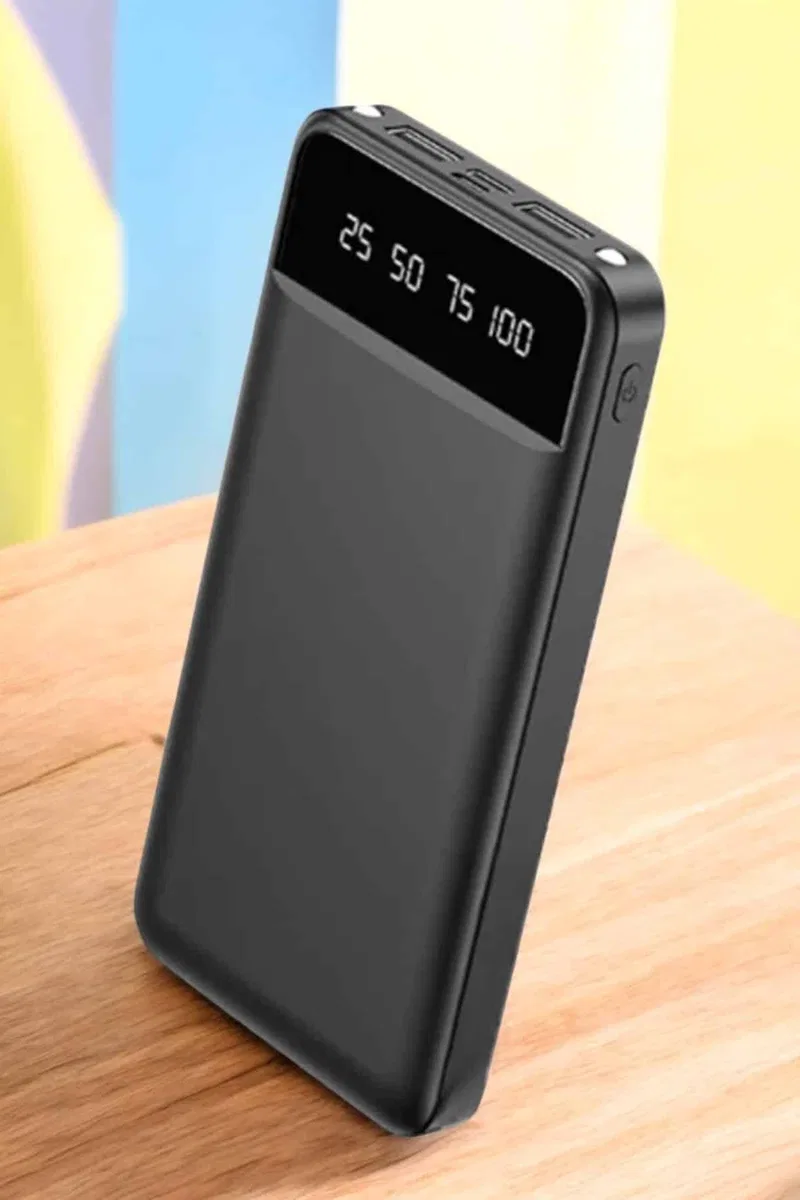 Powerbank 20. 000 Mah LCD Ekran USB Lightning Type-C Uyumlu İOS ve Android görsel 3
