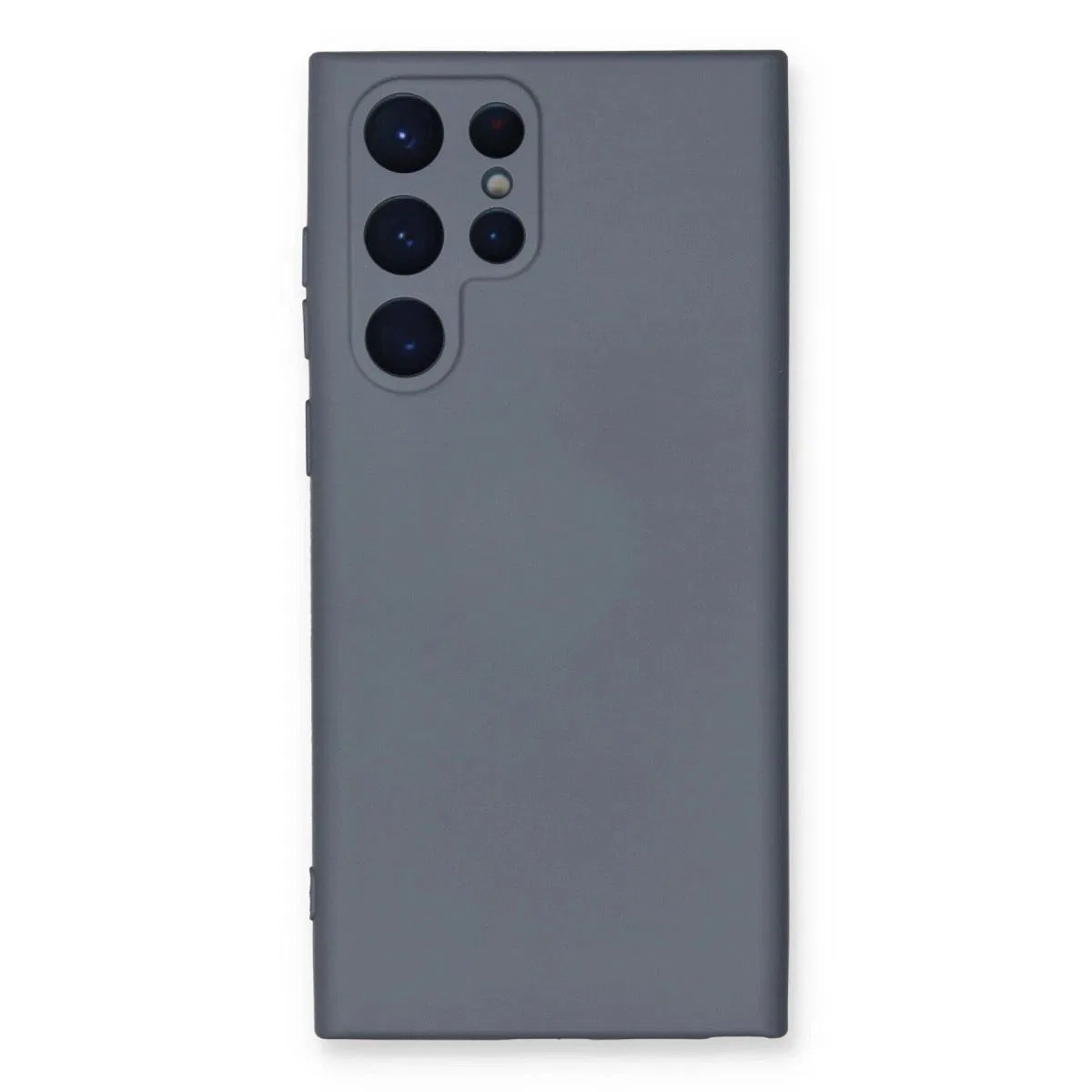Samsung Galaxy S23 Ultra Kılıf Nano İçi Kadife Silikon - Gri