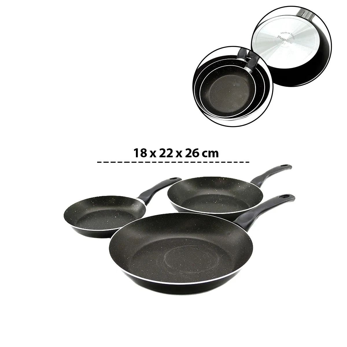 Teflon tek saplı tava görsel 2